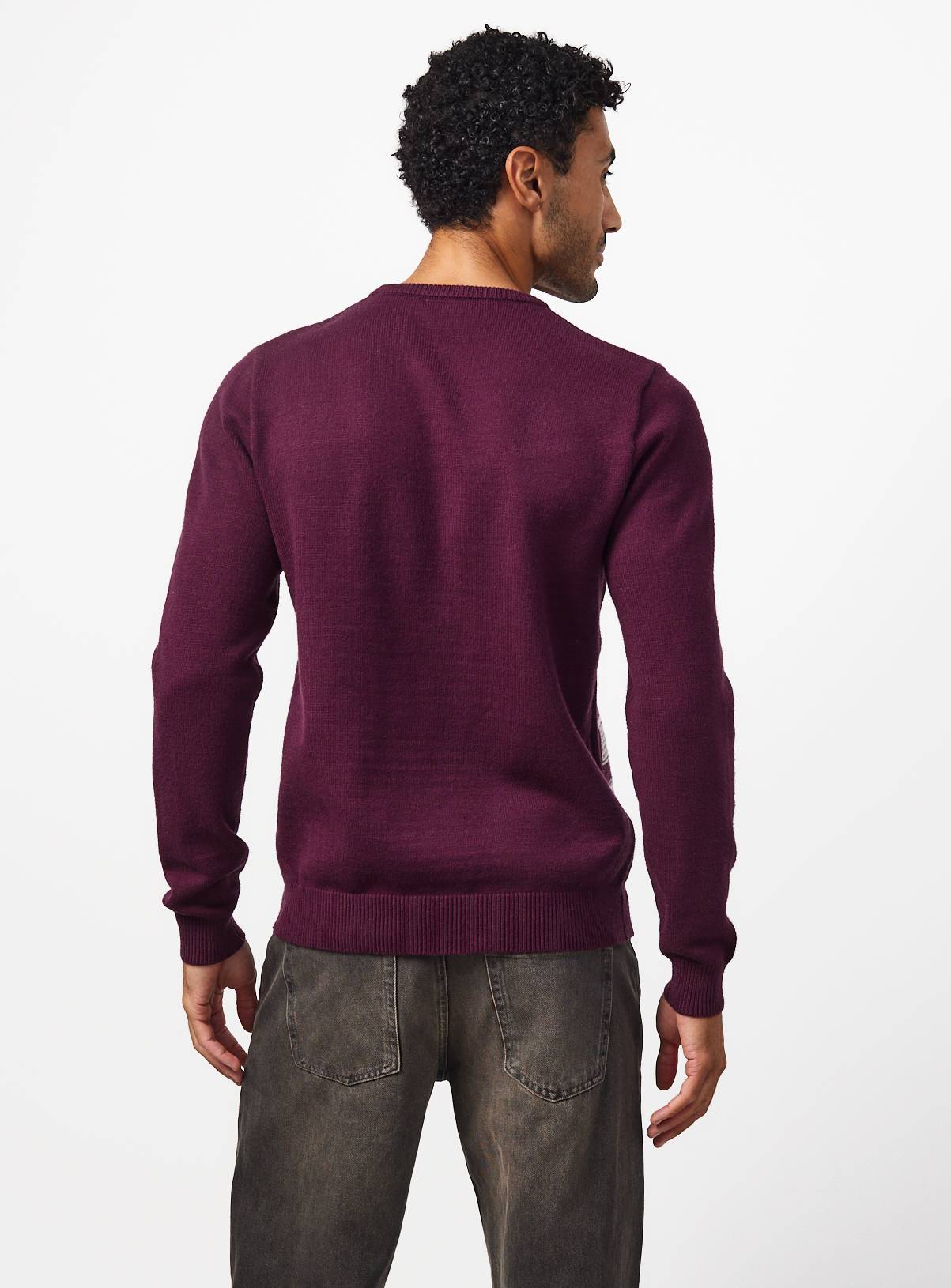 Home Alone Dark Red Christmas Jumper XXL - Image 4